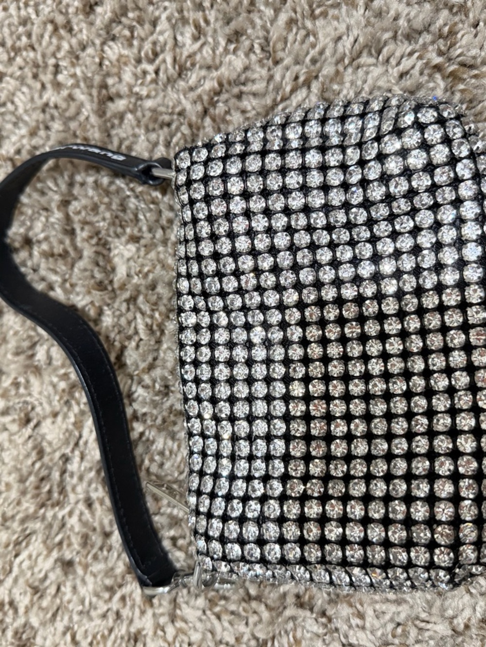 Alexander Wang Crystal Mesh Mini Shoulder Bag